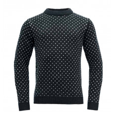 Devold Sørisen Wool Sweater Herre (Ink/offwhite)