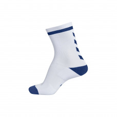 Elite Indoor Sock Low Håndballsokk (White/True Blue)