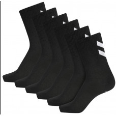 Hummel Chevron 6pk Sock (Black)