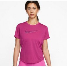 Nike Dri-Fit Swoosh Short Sleeve Dame (Fireberry)
