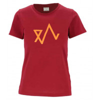 Twentyfour Logo T-Skjorte Dame (Mørk Rød)