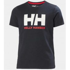 Helly Hansen Logo T-skjorte Junior (Navy)