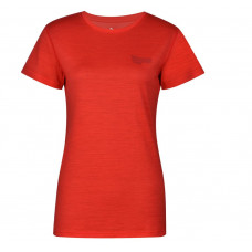 Norheim Kolbu Ull T-Skjorte Dame ( Poppy Red)