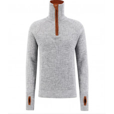 Ulvang Rav Sweater w/zip Ullgenser (Grey Melange/Arabian Spice)