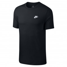 Nike Sportswear Club Tee Herre (Black/white)