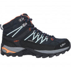 Cmp Rigel Mid WP Trekking Boot Dame B. Blue Giad Peach