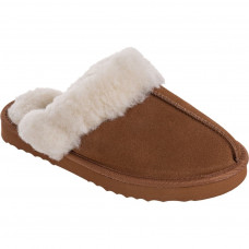 Mols Tamara W Warm Leather Slippers (Sudan Brown)