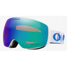 Oakley Flight Deck M Matte White Prizm Snow Argon Iridrium  Alpinbriller