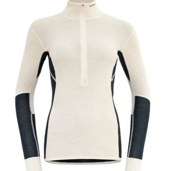 Wool Mesh 190 Zip Neck Dame