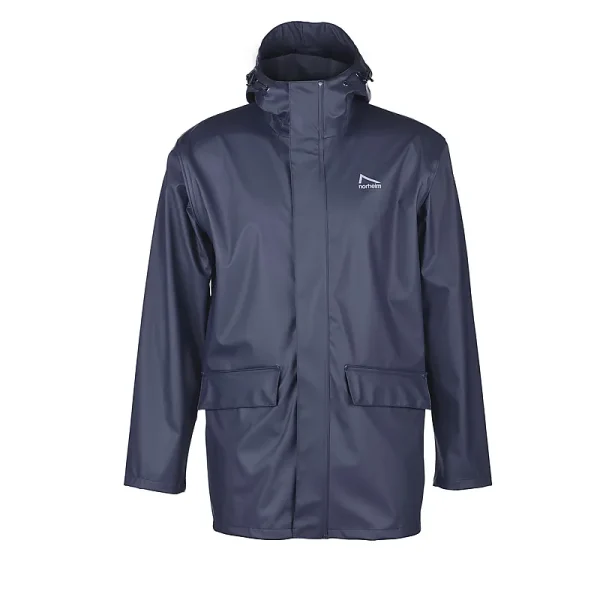 Fløyen Pu Regnjakke Herre