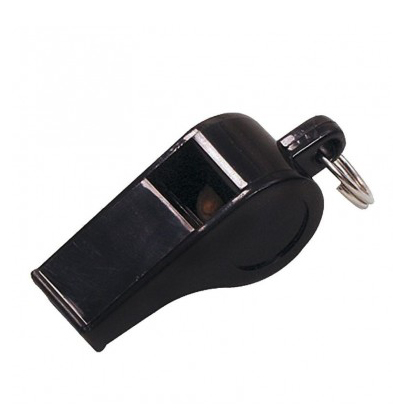 Referees whistle plastic