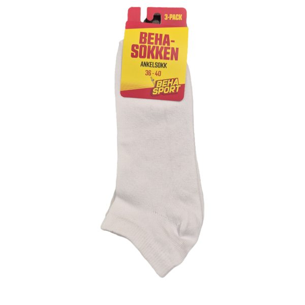 Behasokken 3pk Ankelsokker