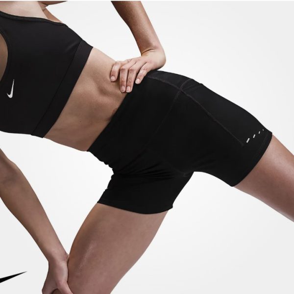 W Nk Swift Hr 4in SHorts Dame