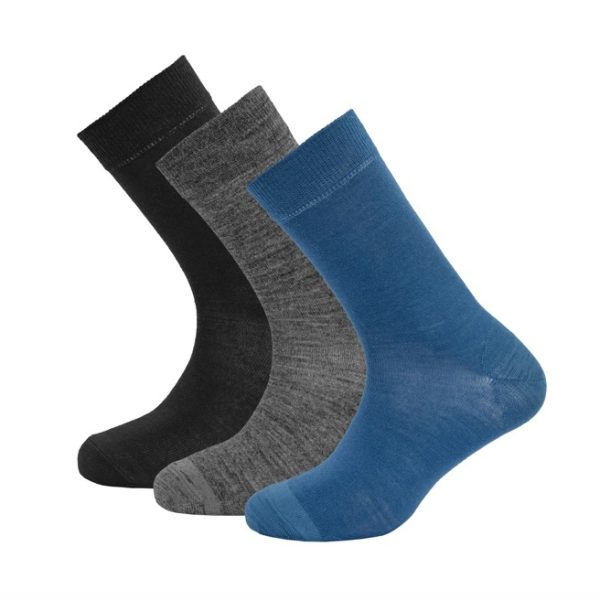 Daily Merino Medium Sock 3pk Ullsokker