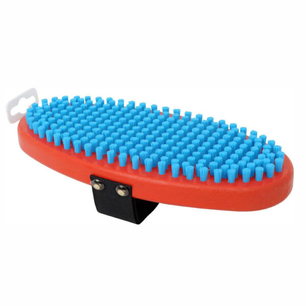 T160O Brush Oval. Fine Blue Nylon