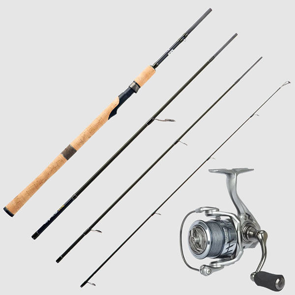 Explorer G5 Haspel 4-delt Fiskesett 15-40g