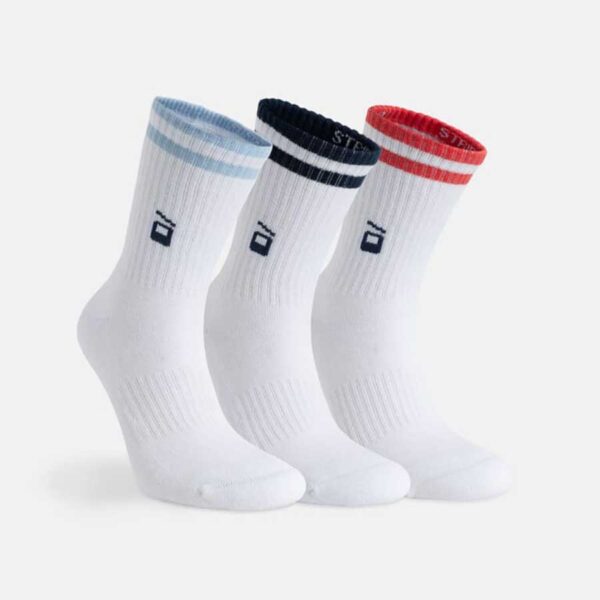 3pk Cotton Sock Stripes